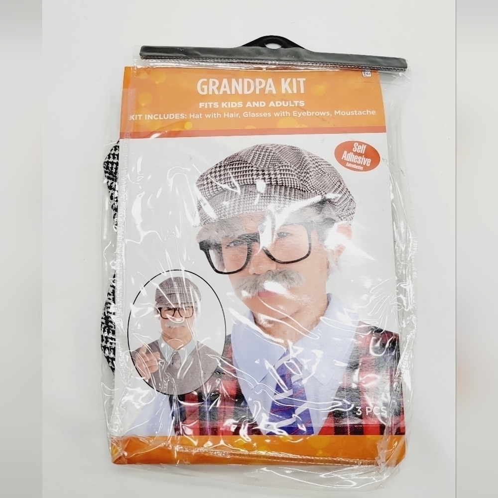 NWT‎ Kids grampa kit for dressing up or Halloween costumes